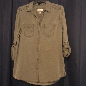 Soft, olive green blouse